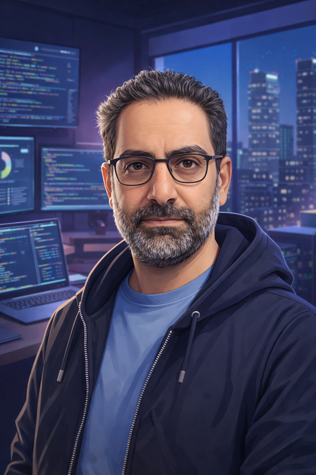 Portrait of Walid El Kassem, creator of Waliduino